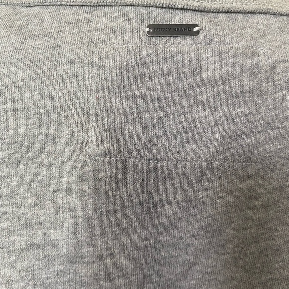 New Lucky Brand "TRUIMPH" Motorcycle Distressed Embroidered Sweatshirt NWT - Picture 9 of 10